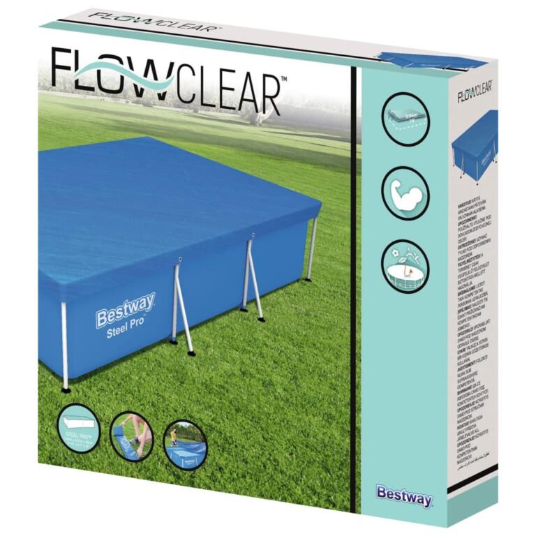 Bestway Cobertura de piscina Flowclear 304x205x66 cm - Image 2