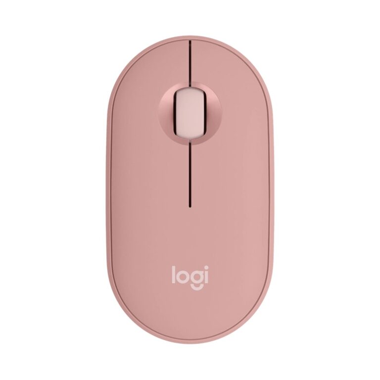 Raton inalambrico pebble mouse 2 m350s rosa
