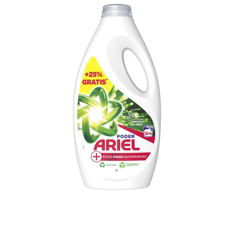 30 doses-ARIEL EXTRA POWER MANCHAS detergente líquido