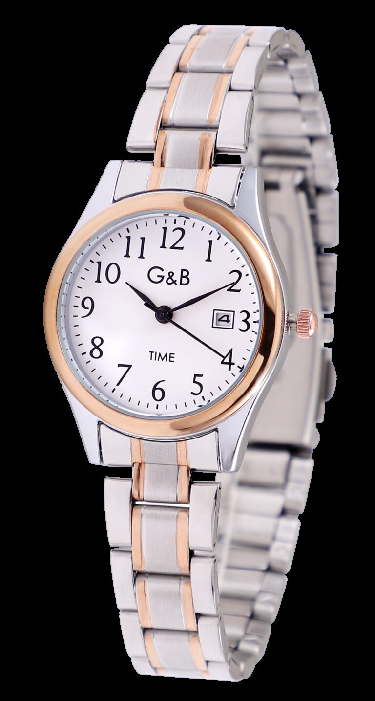 RELOJ GB SRA.METAL RED.BICOLOR/ROSEGOLD IPRG CLASSIC C/FECHA