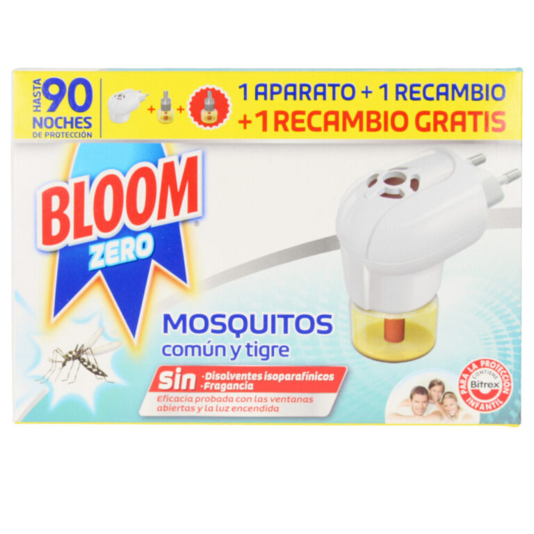 Dispositivo elétrico BLOOM ZERO MOSQUITOS + 2 peças de reposição