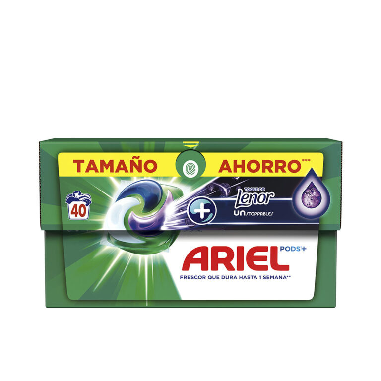 40 Cáp. ARIEL PODS UNSTOPPABLES detergente 3 em 1