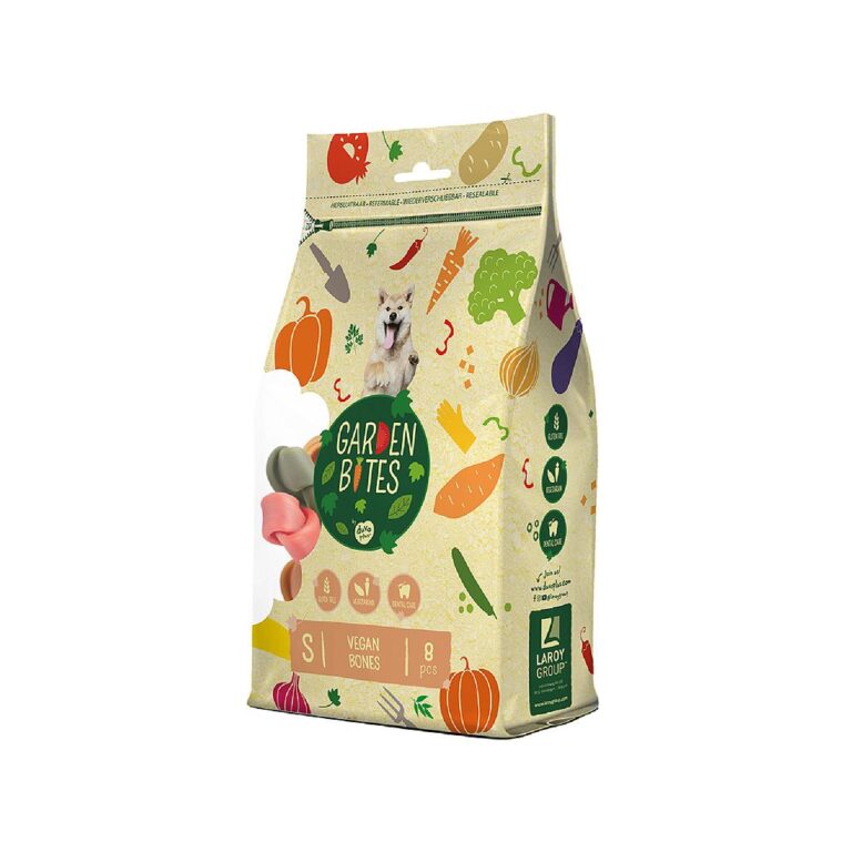 DUVO GARDEN BITES VEGGIE VEGAN BONES (BLISTER T-S 11 CM 340 GR ( 8 UNI ))