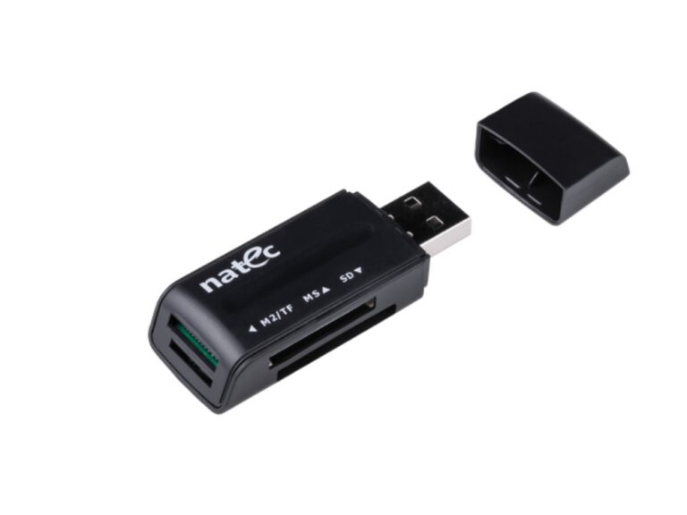 LECTOR DE TARJETAS NATEC MINI ANT 3 SDHC MMC M2 MICROSD USB 2.0 NEGRO