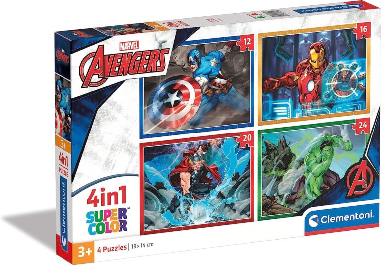 PUZZLE 4 IN 1 VENGADORES MARVEL