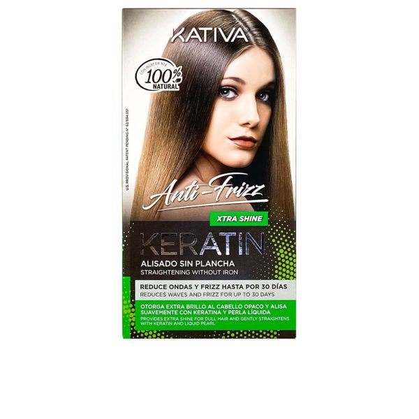 KATIVA KERATIN ANTI-FRIZZ alisado sin extra brillo 30 días
