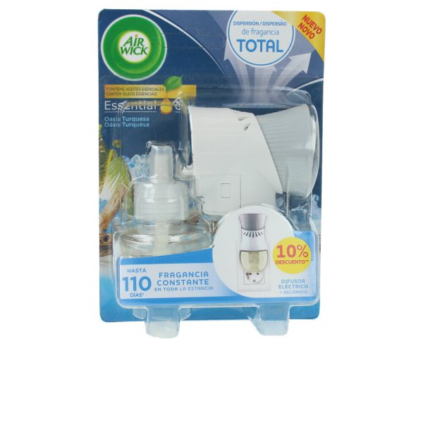 Ambientador eléctrico completo AIR-WICK #oasis turquesa