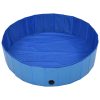Piscina plegable para perros 120x30 cm PVC azul - Imagen 3
