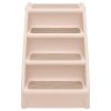 Escalera plegable para perros 62x40x49,5 cm color crema - Imagen 3
