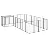 Perrera 10,89 m² acero negro