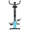 Bicicleta X estática magnética com medição pulso preto e azul - Image 3