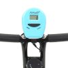 Bicicleta X estática magnética com medição pulso preto e azul - Image 6