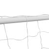 Balizas de futebol com redes 2 pcs aço 240x90x150 cm - Image 4