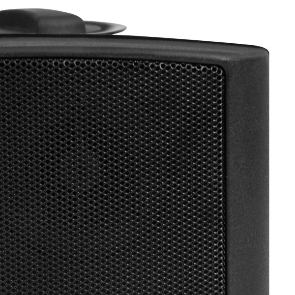 Colunas de som para parede interior/exterior 2 pcs 100 W preto - Image 9