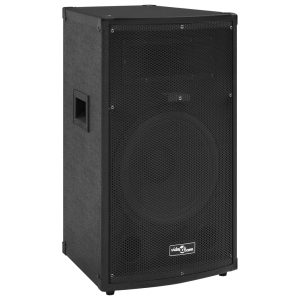 Coluna palco Hifi profissional passiva 1000 W 37x37x64 cm preto