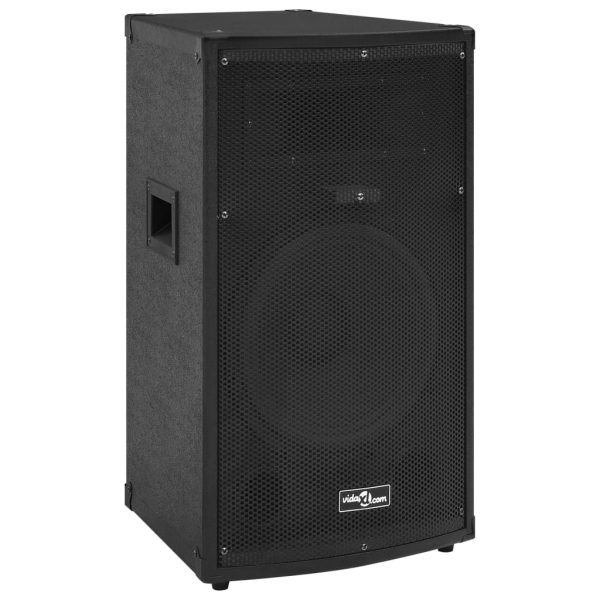 Coluna palco Hifi profissional passiva 1000 W 37x37x64 cm preto