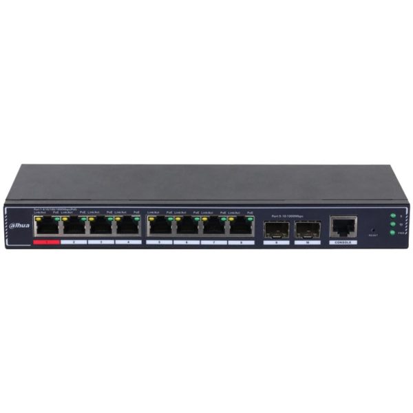 Switch it dahua dh - sg4010p - 2f 10 puertos