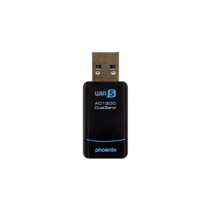 Phoenix nano adaptador usb receptor red inalámbrico 1300mbps dual band
