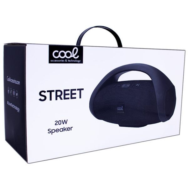 Altavoz Música Universal Bluetooth Marca COOL Street (20W) Negro - Image 8