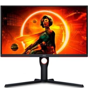 Monitor Gaming AOC 25G3ZM/BK 24.5"/ Full HD/ 0.5ms/ 240Hz/ VA/ Negro y Rojo