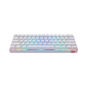 Redragon - DRACONIC Teclado Mecánico Gaming RGB Blanco - Layout USA