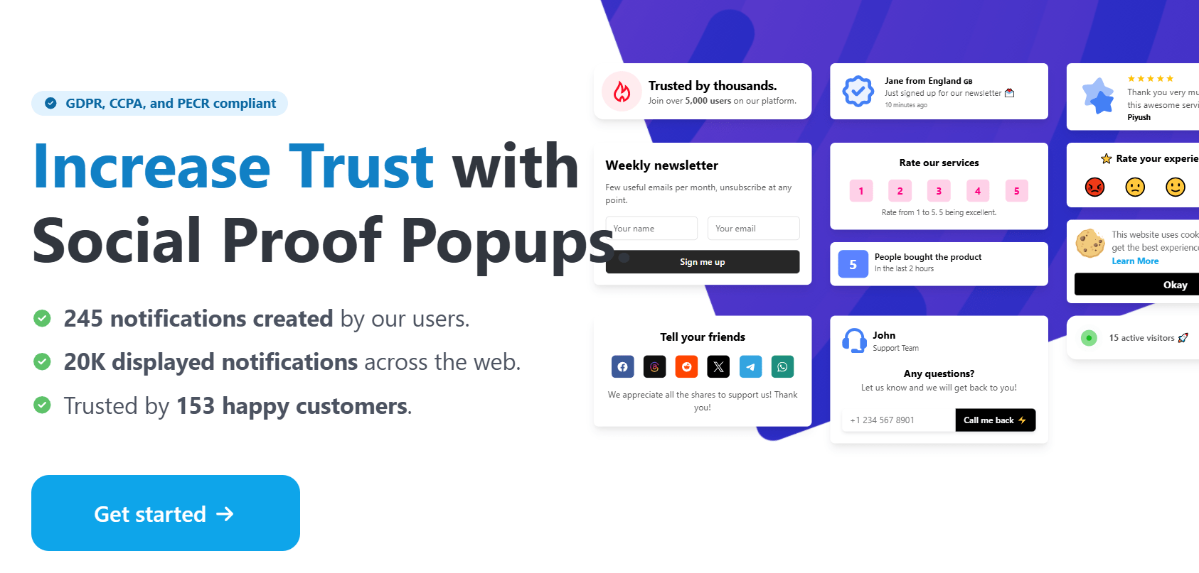 Affordable FOMO Tool: 50+ Widgets from ₹4,999/Year | SocioStacks Why Your Website Needs Social Proof Popups | SocioStacks FOMO Developer-Ready Social Proof API & Notifications | SocioStacks