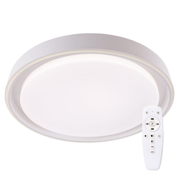 Plafon LED 27W 2.700Lm Redondo Bicolor "Sara" CCT Ajustável 40.000H [HO-CCT-LED03]