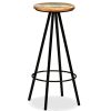 Conjunto de bar 3 pcs madeira recuperada maciça - Image 5