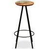 Conjunto de bar 3 pcs madeira recuperada maciça - Image 8