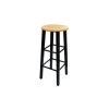Conjunto de jantar com mesa madeira bronze e aço preto - Image 2