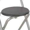 3 pcs conjunto de bar com prateleiras madeira e aço preto - Image 10