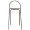 3 pcs conjunto de bar com prateleiras madeira e aço cinzento - Image 7
