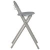 3 pcs conjunto de bar com prateleiras madeira e aço cinzento - Image 8