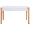Mesa c/ quadro/arrumação desenho e cadeiras 3 pcs preto/branco - Image 7