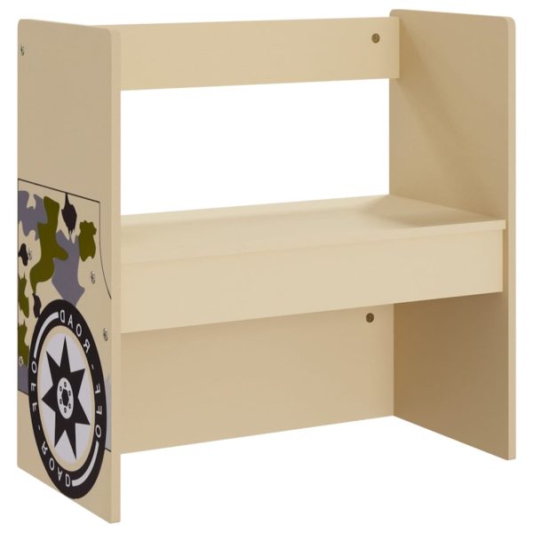 3 pcs mesa e cadeiras infantil design carro todo-o-terreno MDF - Image 5