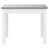 3 pcs conjunto mesa e cadeiras infantil MDF branco e cinzento - Image 6