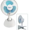 VENTILADOR AVANT 2 EN 1 (SOBREMESA Y PINZA) 6" 15W 3 VELOCIDADES