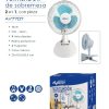VENTILADOR AVANT 2 EN 1 (SOBREMESA Y PINZA) 6" 15W 3 VELOCIDADES - Image 2