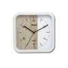 RELOJ DE PARED SAMI CUADRADO BLANCO ESF MADERA/BLANCO