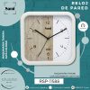 RELOJ DE PARED SAMI CUADRADO BLANCO ESF MADERA/BLANCO - Image 2
