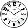 RELOJ DE PARED SAMI RED. 34CM NEGRO