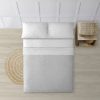 JUEGO DE SÁBANAS CON ALMOHADA Y BAJERA ESTAMPADAS 100% ALGODÓN MODELO CONSTELACIONES PARA CAMA DE 135.