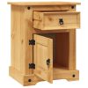 Mesa de cabeceira Corona Range em pinho mexicano 53x39x66 cm - Image 3