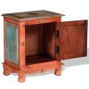 VidaXL Mesa de cabeceira madeira de mangueira maciça laranja - Image 6