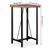 Mesa de bar em madeira recuperada maciça 60x60x107 cm - Image 11