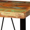 Mesa de bar em madeira recuperada maciça 60x60x107 cm - Image 4