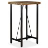 Mesa de bar em madeira recuperada maciça 60x60x107 cm - Image 8