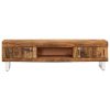 Suporte para TV madeira reciclada maciça 140x30x40 cm - Image 2
