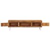 Suporte para TV madeira reciclada maciça 140x30x40 cm - Image 3