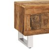 Suporte para TV madeira reciclada maciça 140x30x40 cm - Image 6